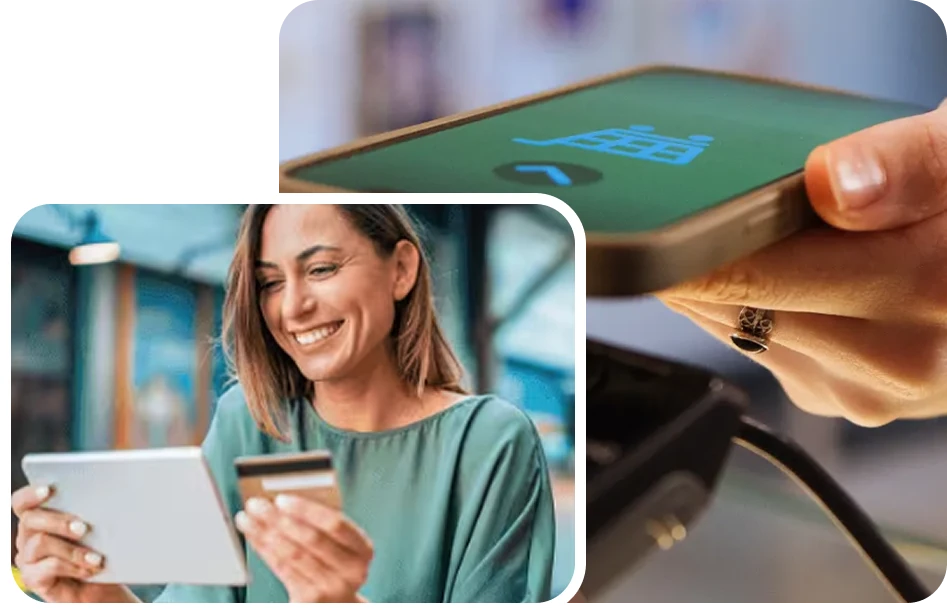 Business owner using a tablet